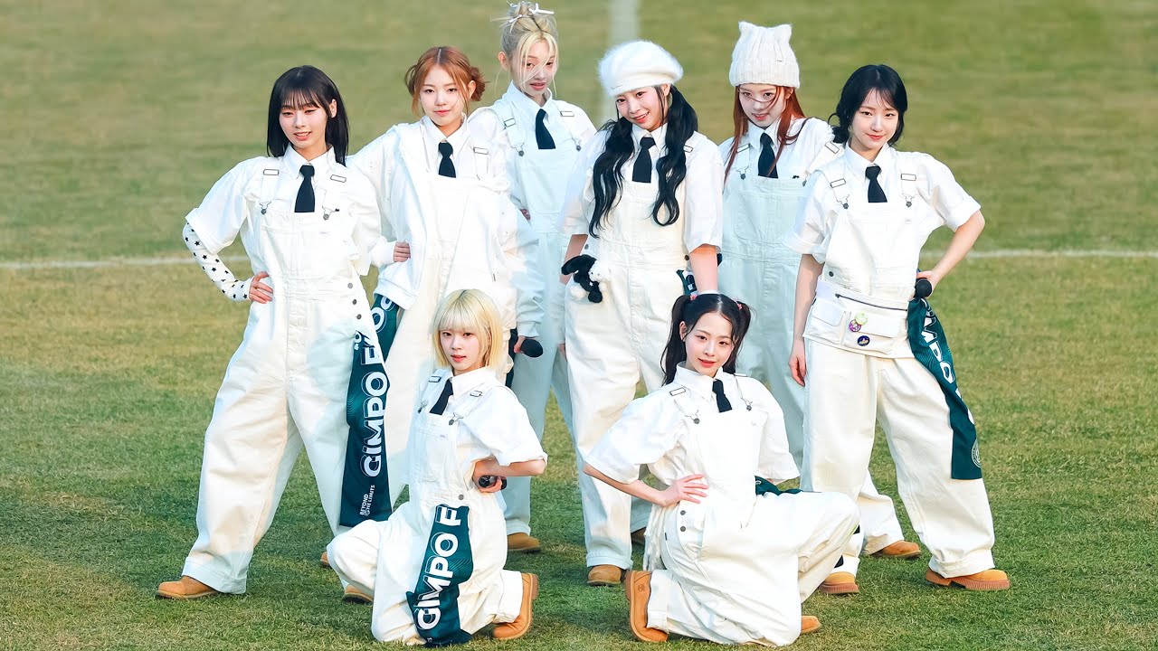 유니스 (UNIS) 2025시즌 김포 FC 홈 개막전 이벤트 하프타임 축하공연 Full Ver. (Curious + SUPERWOMAN)