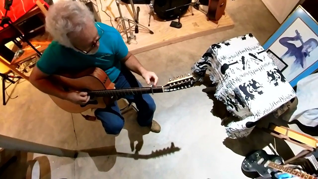 G7 Capo and Taylor 150CE 12 String-Recorded on an Insta 360