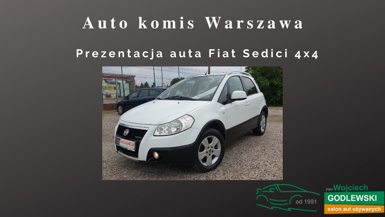 Prezentacja auta Fiat Sedici 4x4 - Auto komis Warszawa auto centrum Godlewski - Skup aut Warszawa