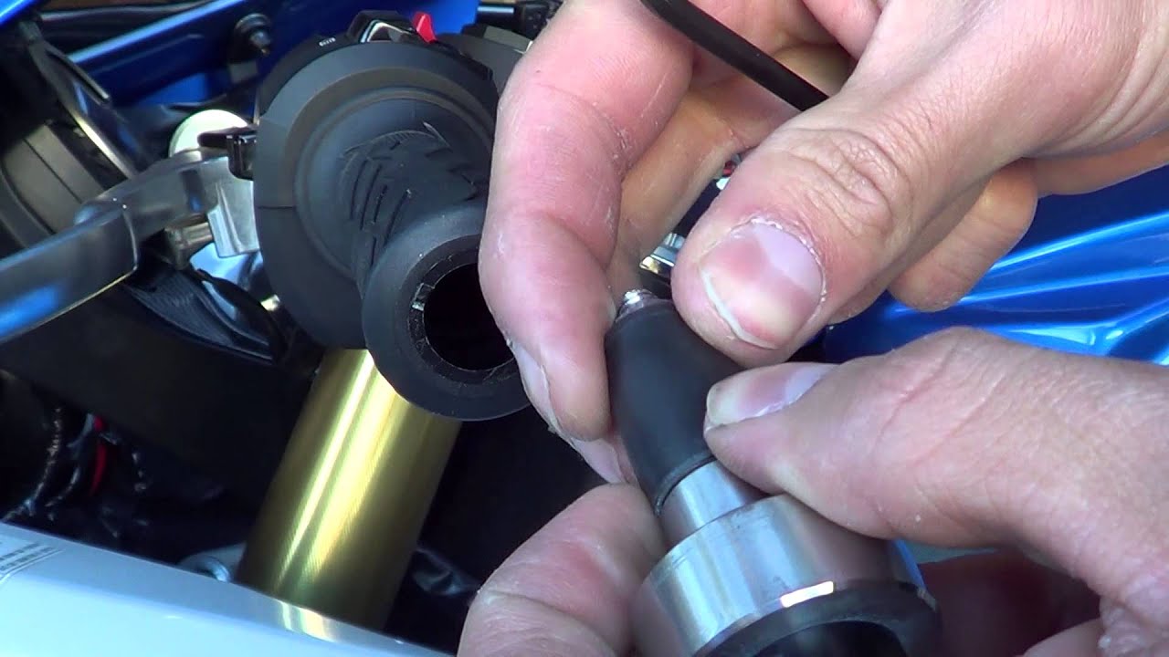 How to install bar end sliders