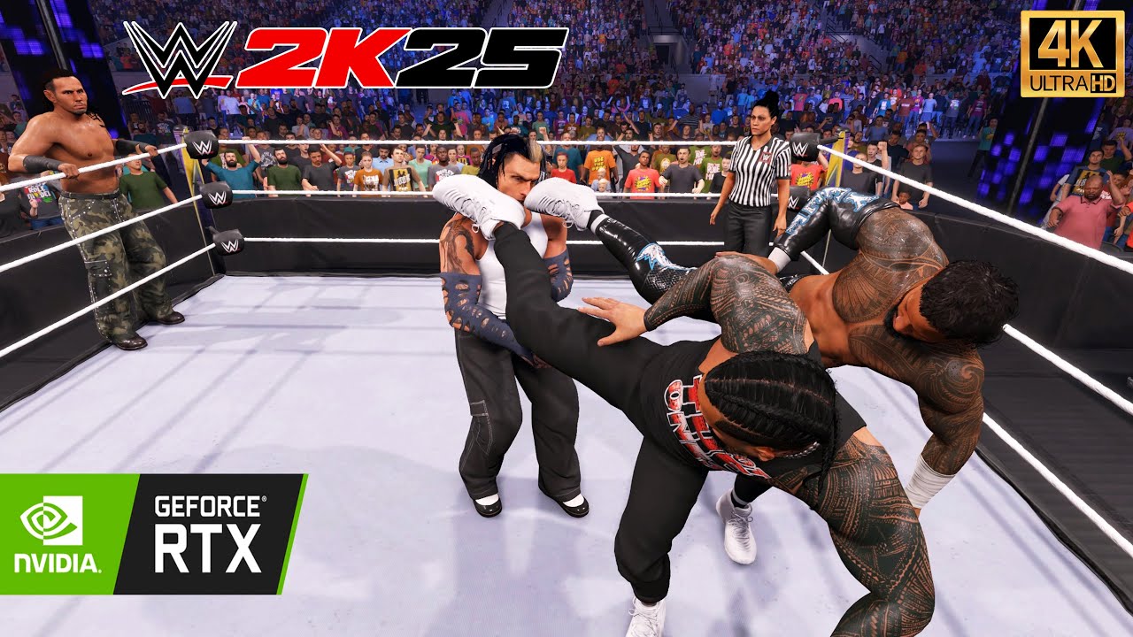 WWE 2k25 : Hardy Boyz vs The Usos – TAG TEAM WAR! 😱 (4K60fps)
