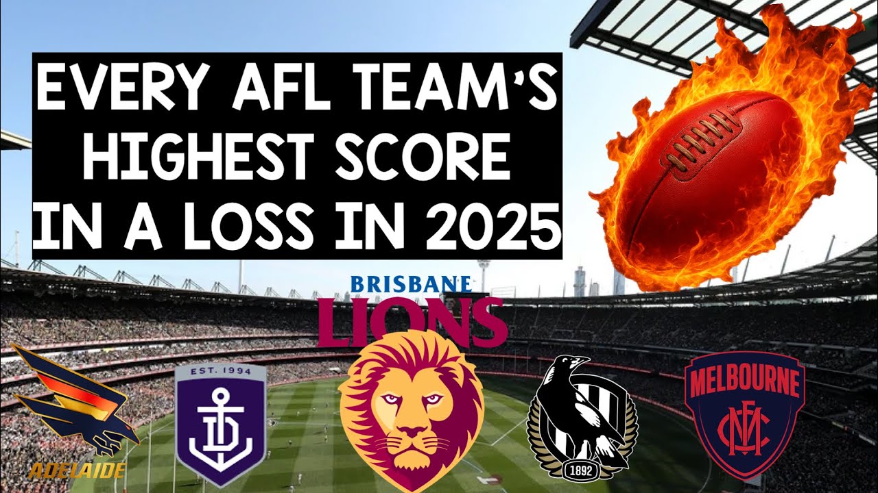 Every AFL Team&rsquo;s Highest Score in a Loss in 2025