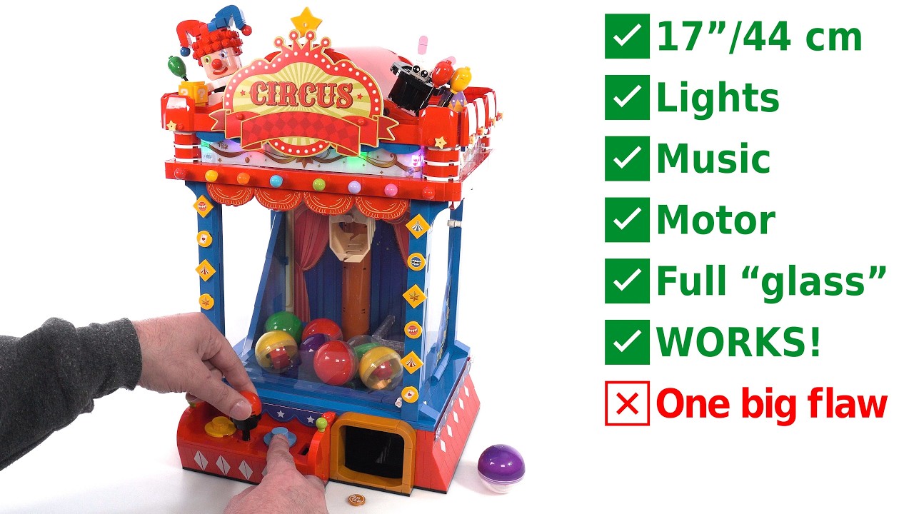 Обзор Pantasy Retro Claw Machine! Работает и почти достигает совершенства #NotSponsored