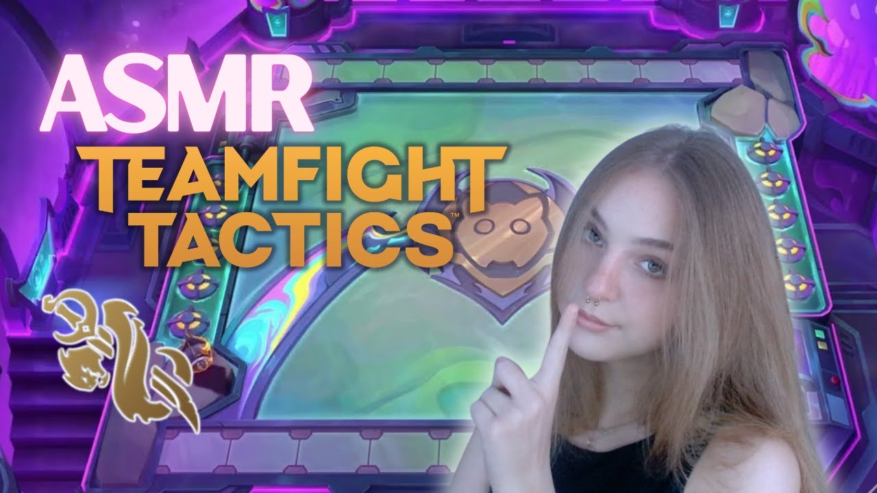 TFT ASMR ⋆˙✮🎧✮˙⋆ Whispered Facecam Gaming, Keyboard and Mouse Sounds