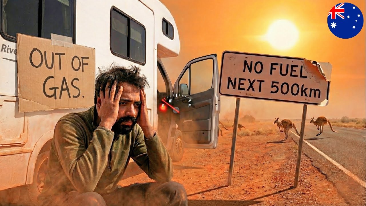 Longest Empty Road in Australia 🇦🇺| 500KM Without Fuel