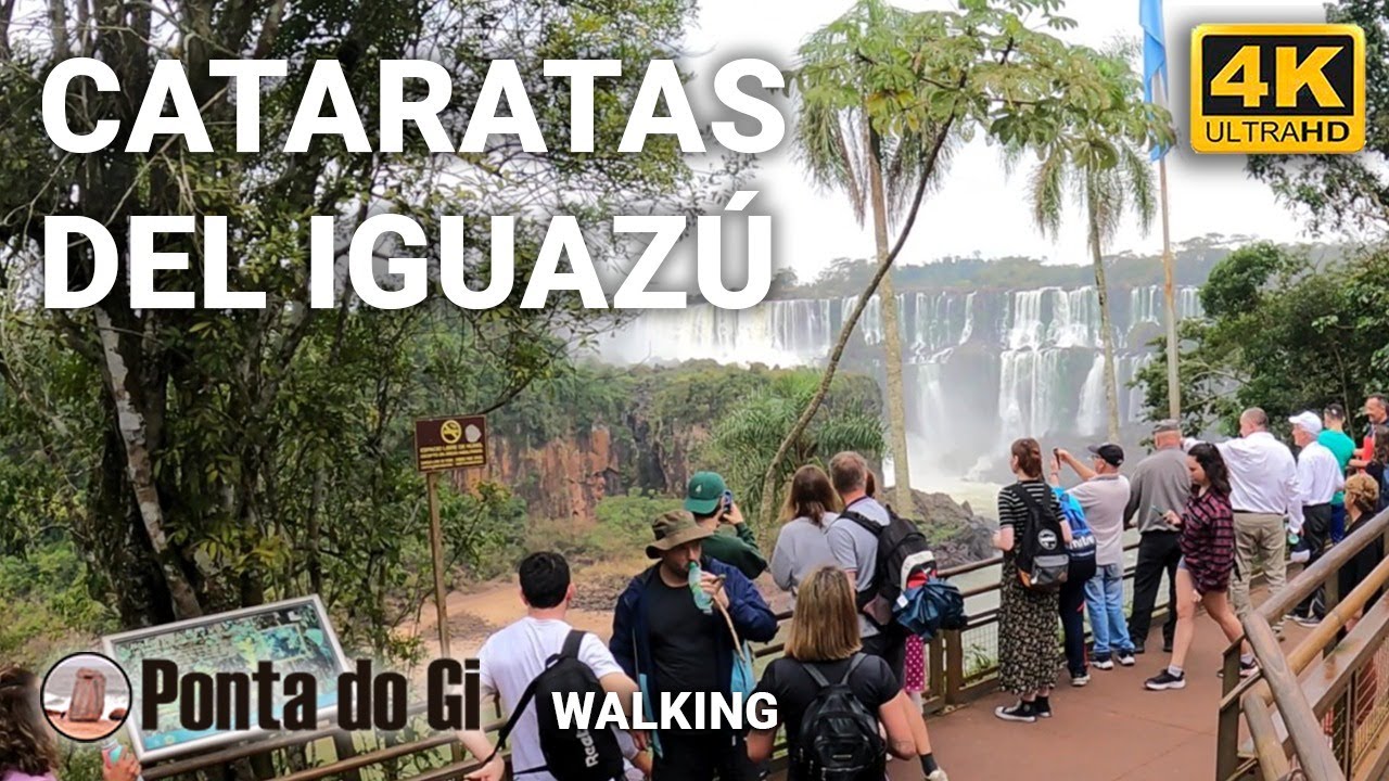Cataratas del IGUAZU #walking  [TOUR virtual]  pasarelas del circuito superior MISIONES - ARGENTINA