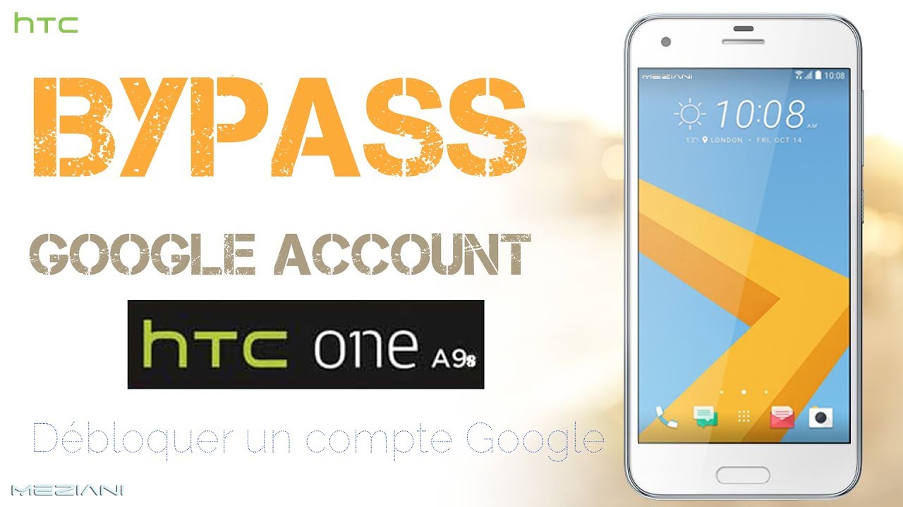 Bypass Google Account HTC ONE A9S Remove FRP