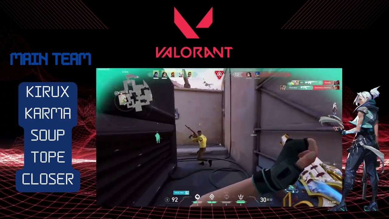 Valorant Team intro Week 1 of ECAC