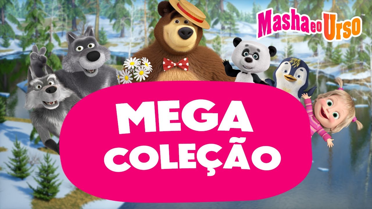 Masha e o Urso 👱‍♀️🐻 💖🤝 MEGA Coleção: Melhores Amigos para Sempre 🌟😊 Coleção de desenhos animados