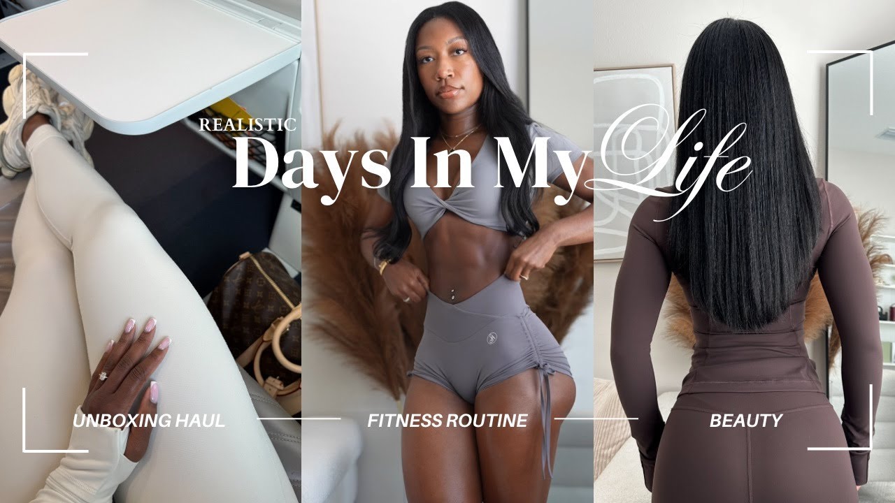 VLOG | Fitness Routine, Beauty Maintenance, Unboxing Haul