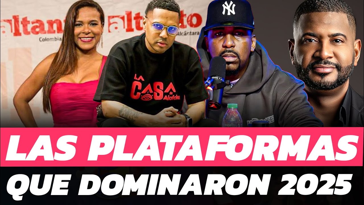 Dominaron el 2025, @Alofokeradioshow @Altanto TV @El Dotol Nastra @VLADIMIR JÁQUEZ  entre otros