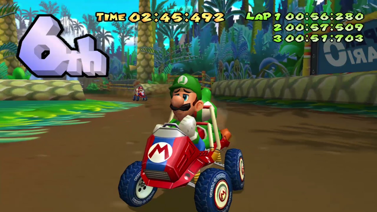 Mario Kart Double Dash - #036 Special Cup (1 Player Mirror) with Luigi and Yoshi