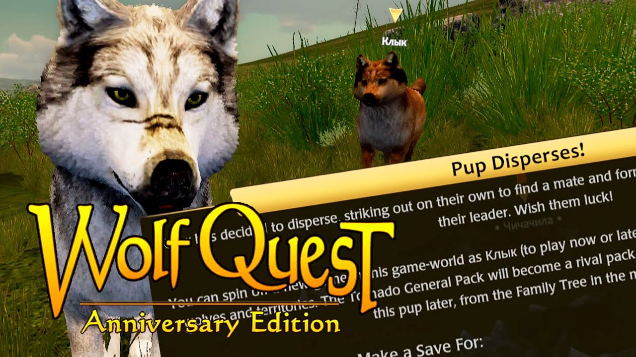 Первый ребёнок покинул нашу стаю! WolfQuest: Anniversary Edition # 163