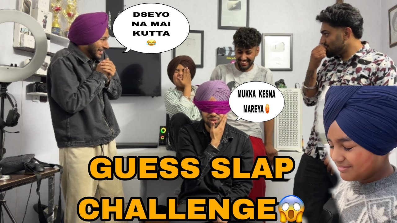 GUESS SLAP CHALLENGE 😱MUKKA KESNA MAREYA MERA 😡-JASHAN JAGROAN