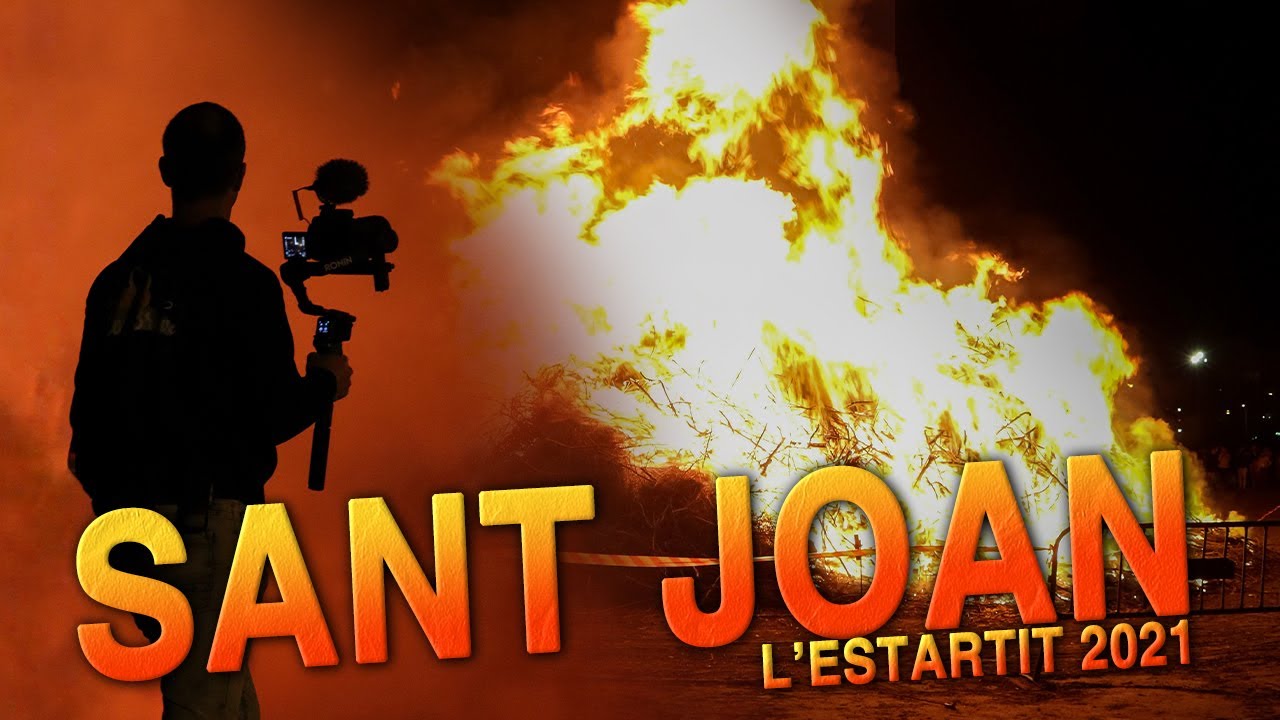 Sant Joan 2021 in L'Estartit, Costa Brava Spain.