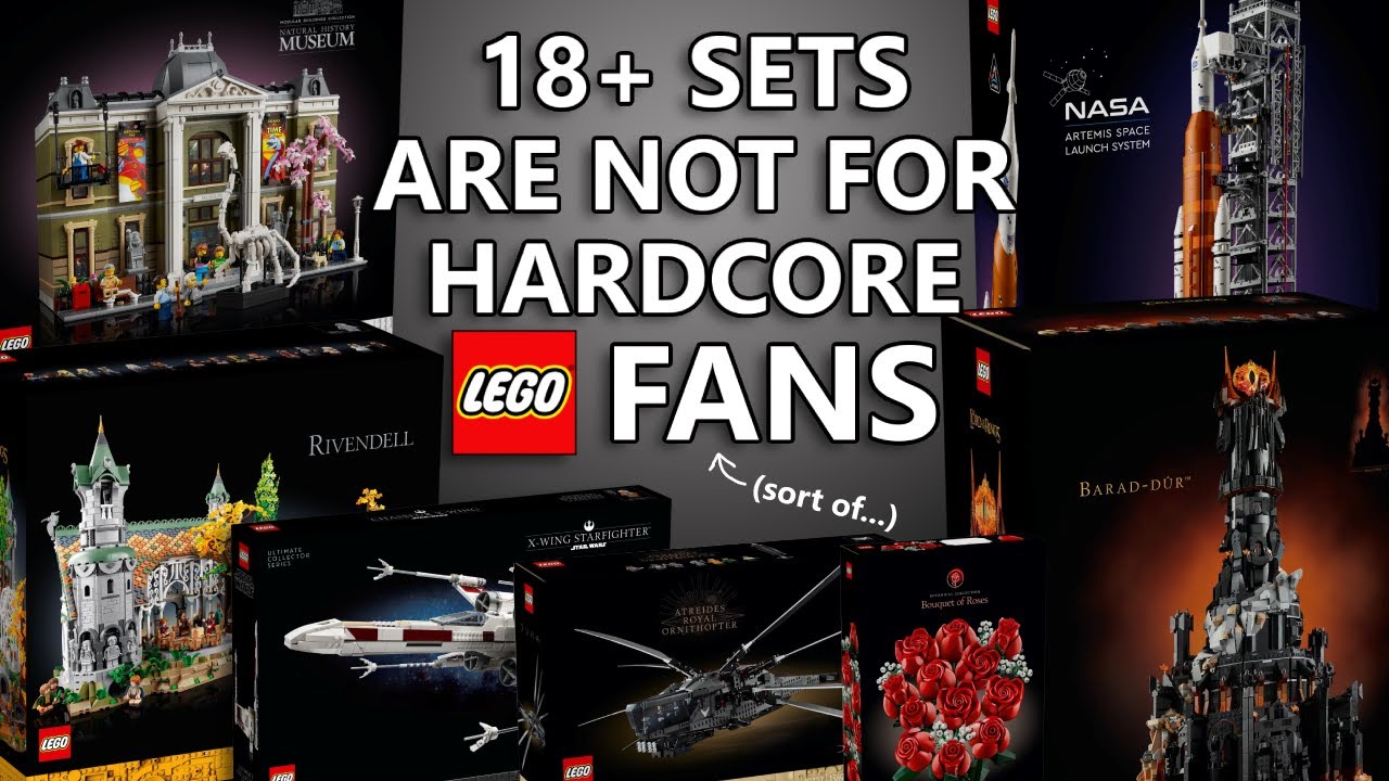 Приветствуются взрослые от 18 лет. Наборы LEGO не для ярых фанатов LEGO (ну, вроде как...)