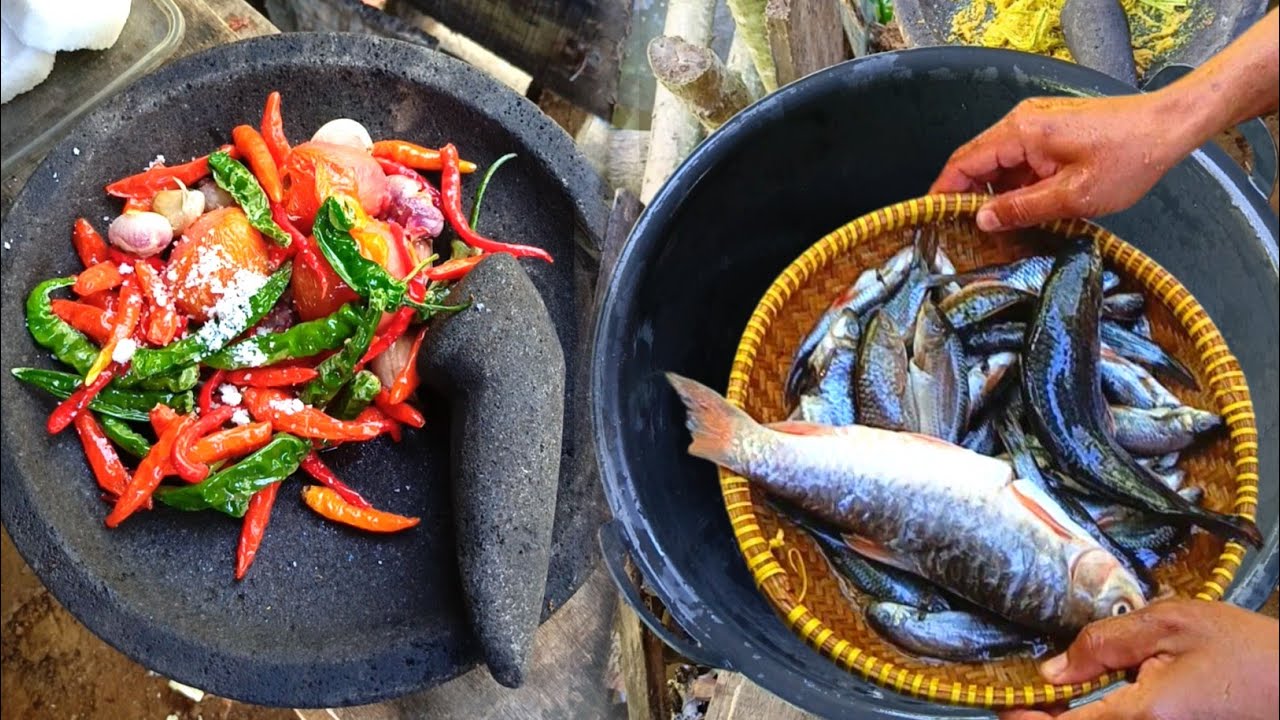 Bulan BARU MENU baru‼️ Sambel IWAK kali TRIWIS godok, dijamin rugi gak makan hari ini