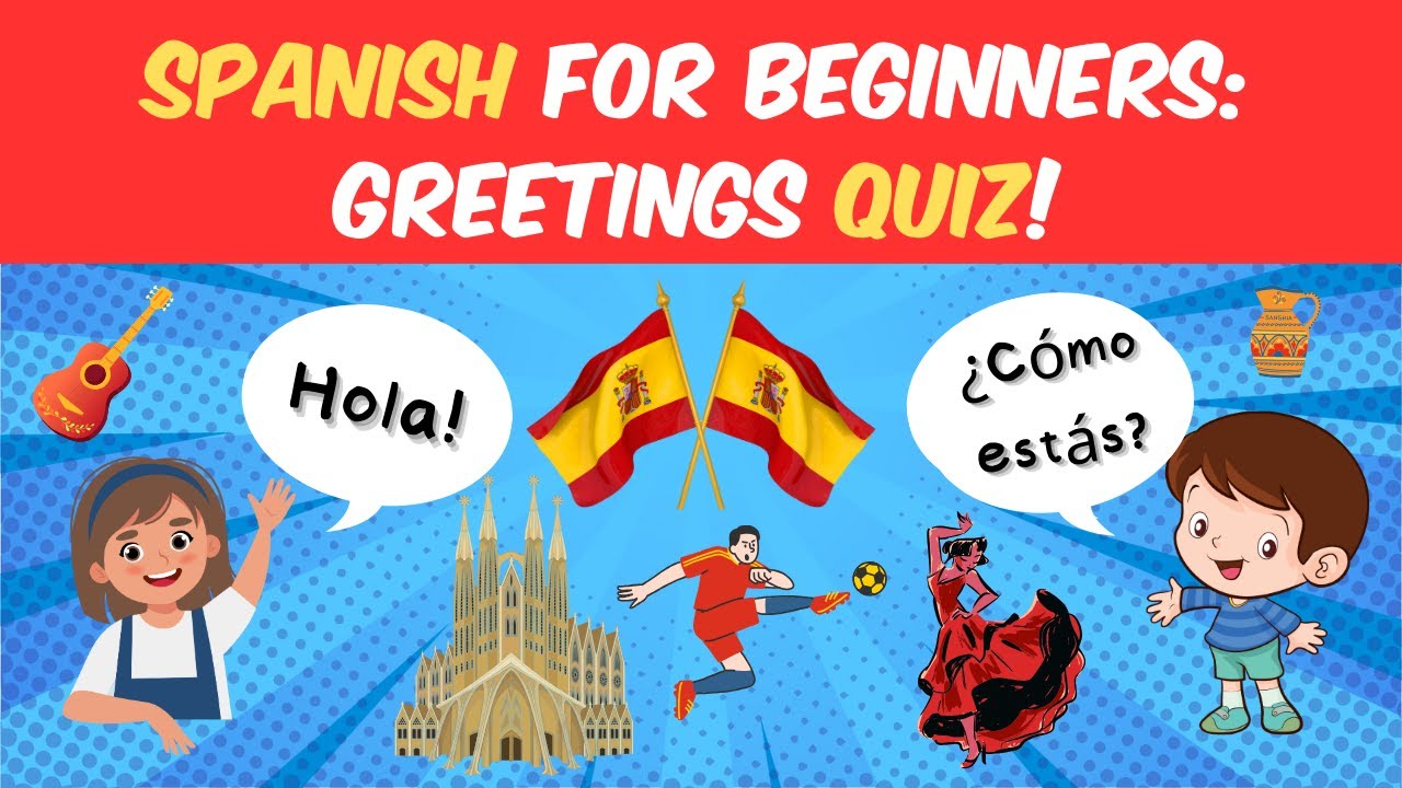 Test your Spanish Greetings With This Quiz! How many did you get? | Spanish For Beginners