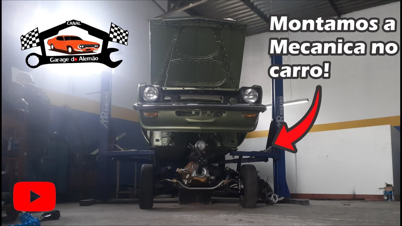Montamos a mecânica completa no projeto Chevette tubarão verde ouro | Falta pouco
