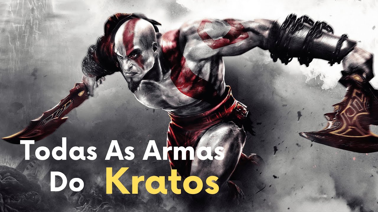 TODAS AS ARMAS DO KRATOS NA SAGA GOD OF WAR