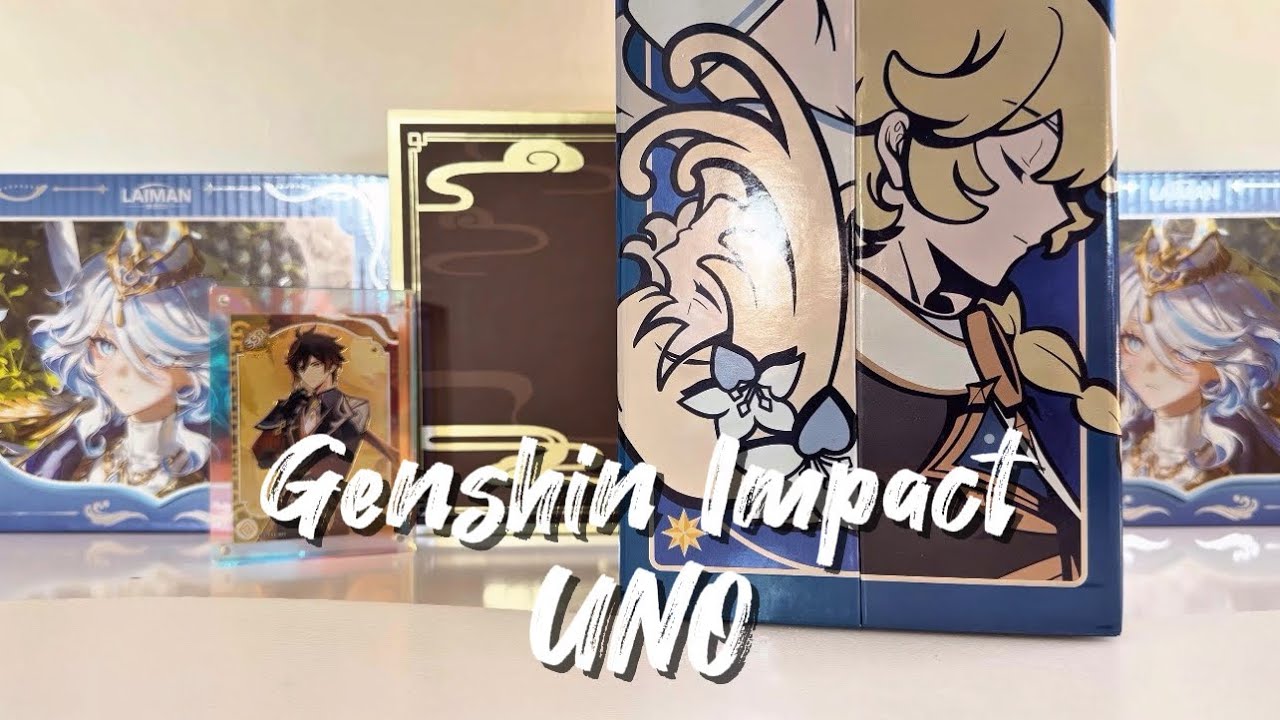 Распаковка карточек Genshin Impact UNO
