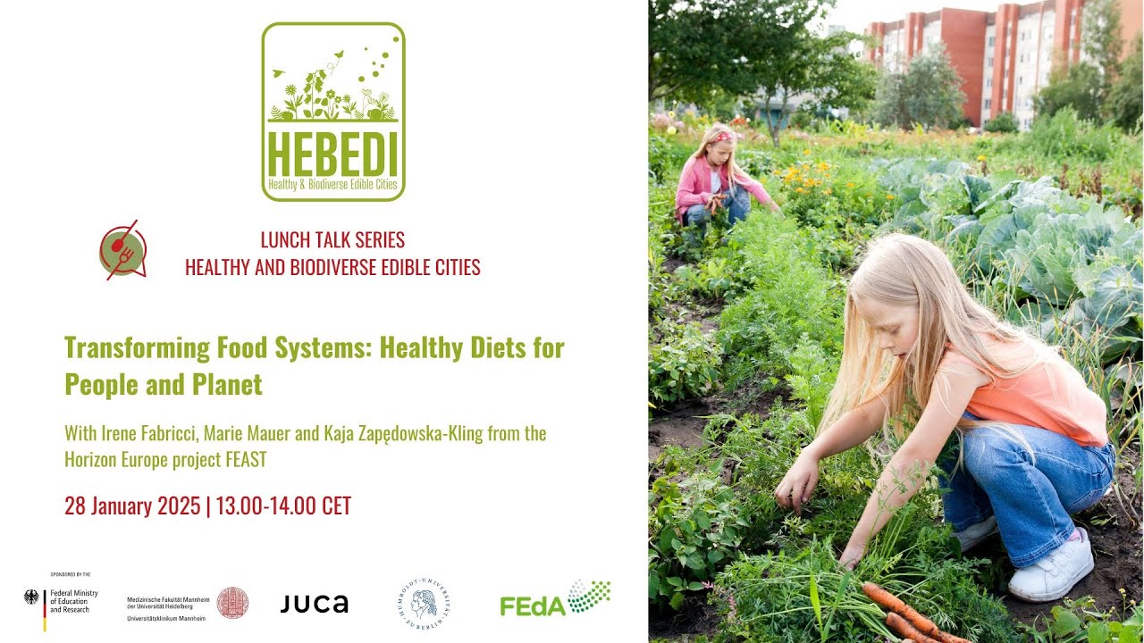 Healthy & Biodiverse Edible Cities Lunch Talk #14: Healthy Diets for People and Planet