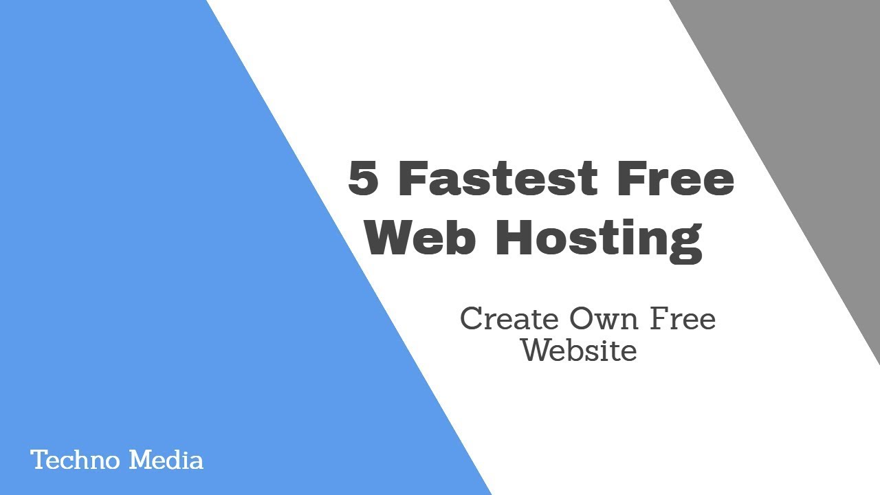 Free Web Hosting Companies | Top 5 Website Hosting With Unlimited Space