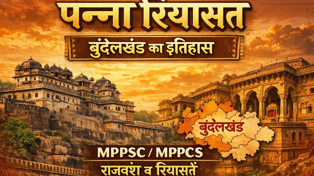  पन्ना रियासत 🔥 mppsc prelims+mains 🎯 26 April 2026