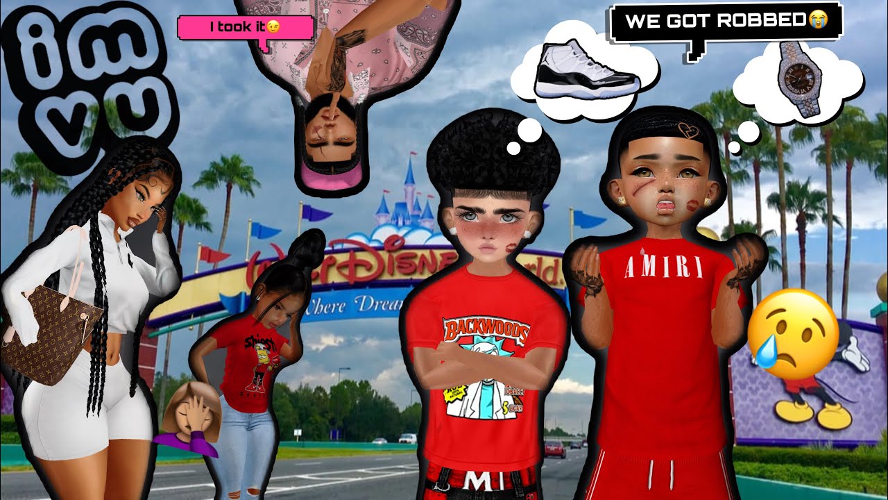 ОГРАБИЛИ В МИРЕ ДИСНЕЙ🤣🐭😢😭😡(СКИТ IMVU)