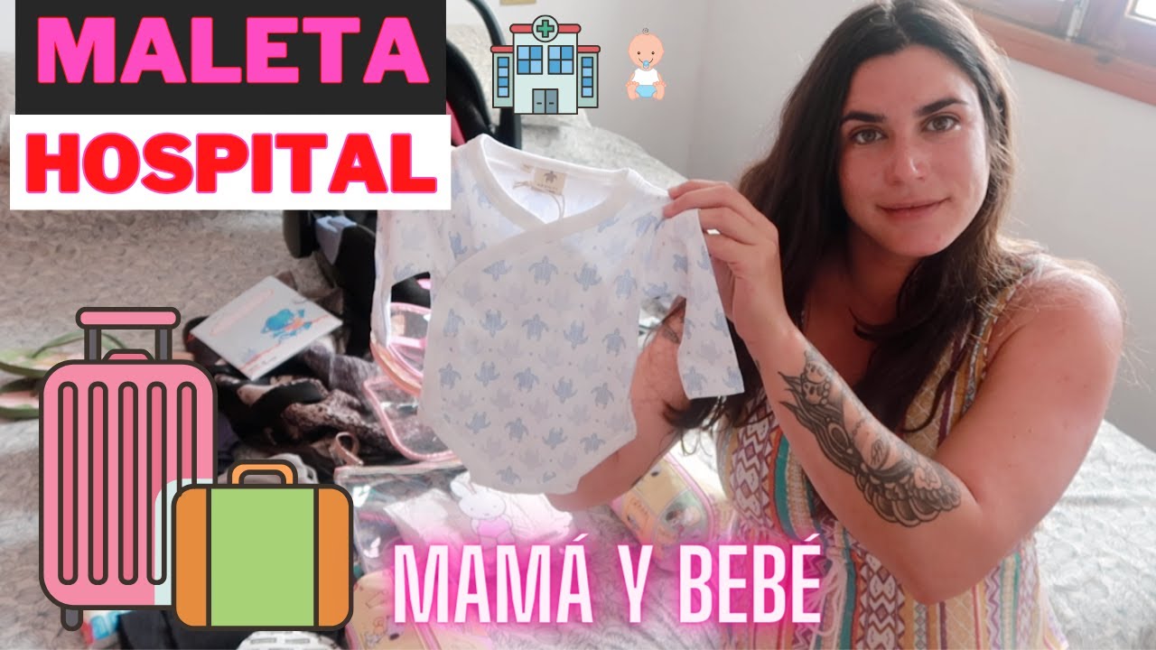 👜 QUÉ LLEVO EN MI MALETA PARA EL HOSPITAL 🏥 + BOLSO DEL BEBÉ 👶 / PARTO