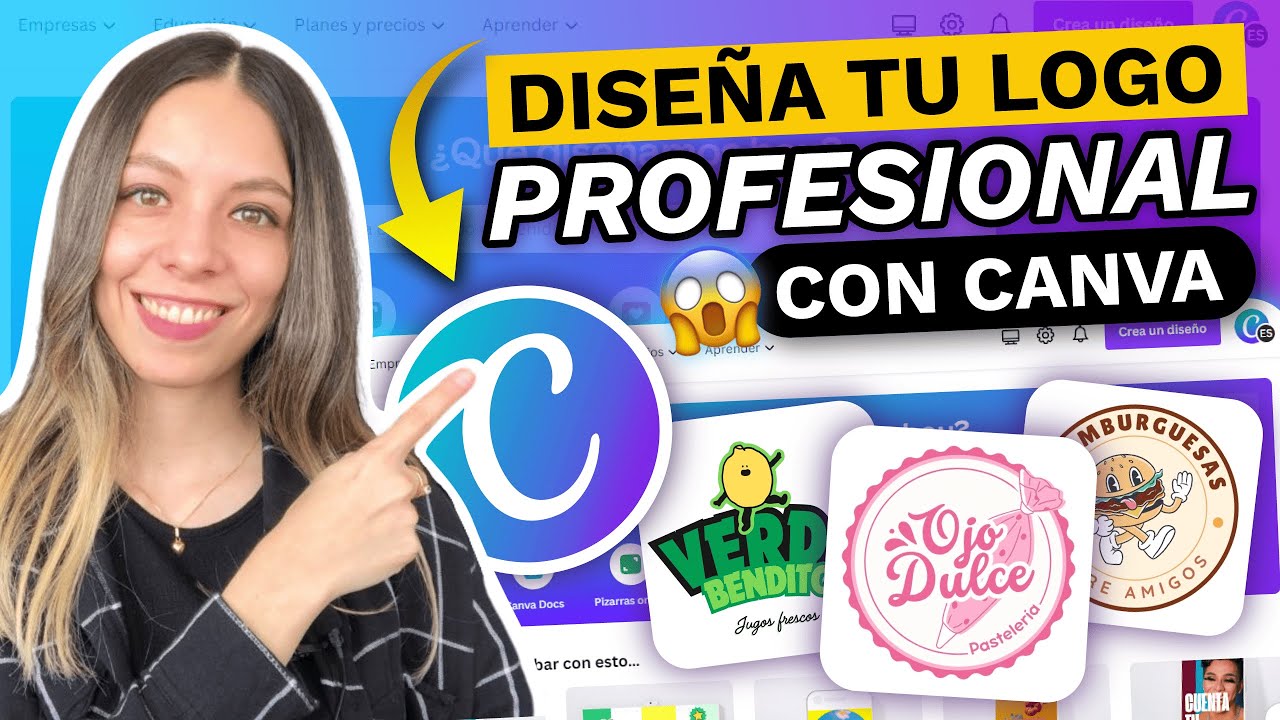 COMO CREAR UN LOGO PROFESIONAL EN CANVA GRATIS DESDE CERO 🚀