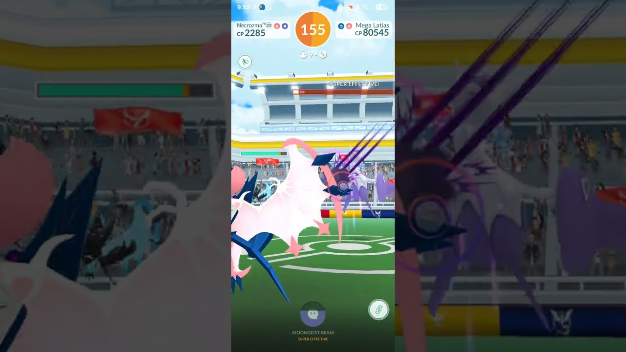 Battle against Mega Latias - Catching a shiny 