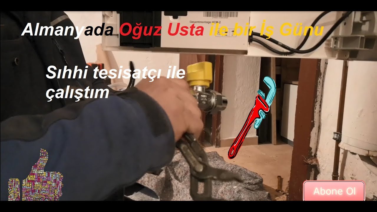 almanyada calismak| Sıhhi tesisat&ccedil;ı Oğuz usta ile &ccedil;alıştım | Almanyada işler nasıl y&uuml;r&uuml;yor??