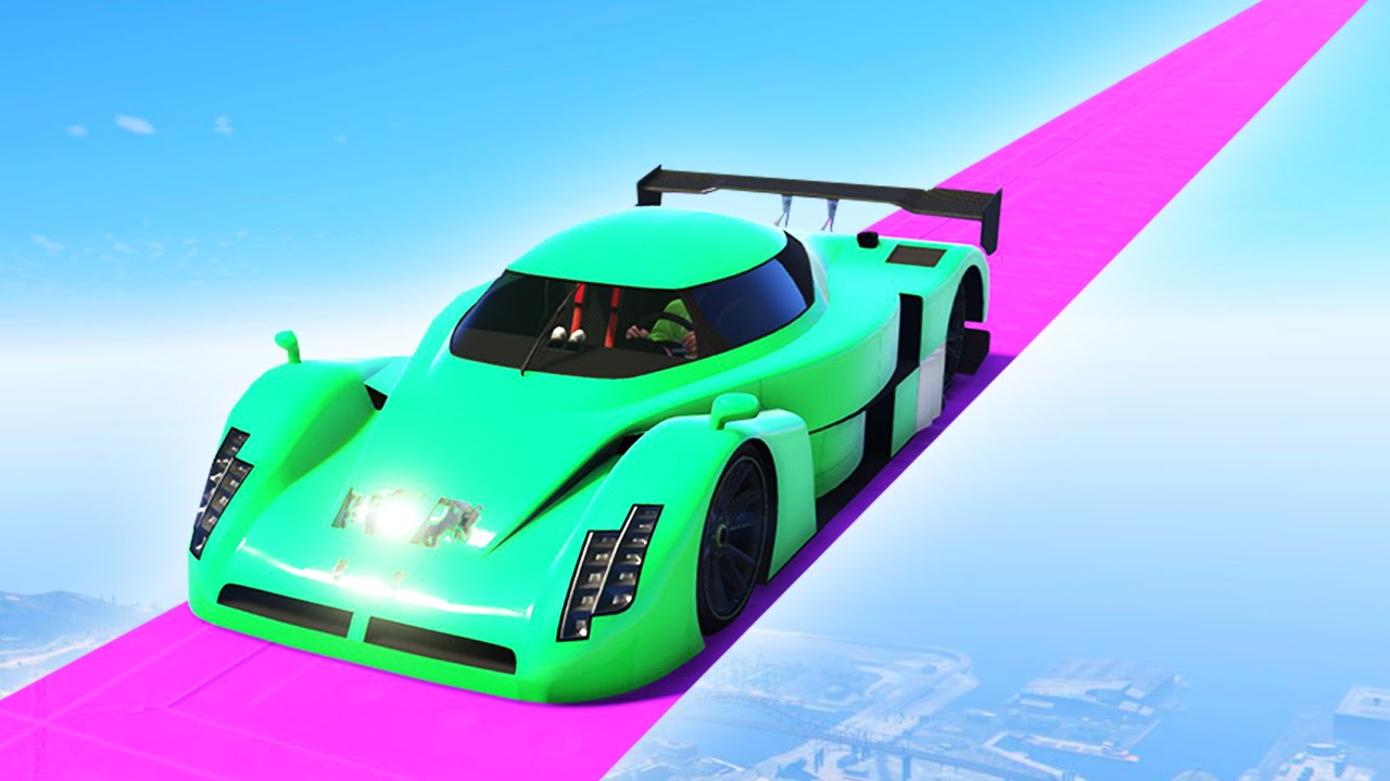GTA TIGHTROPE AT 300MPH! (GTA 5 Funny Moments)