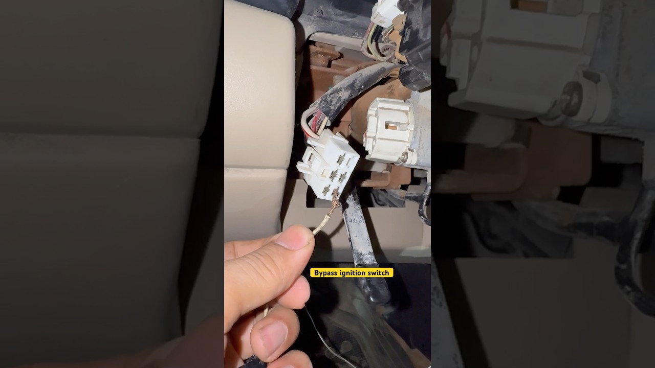 How To Bypass Ignition Switch #shortvideo #mechanic