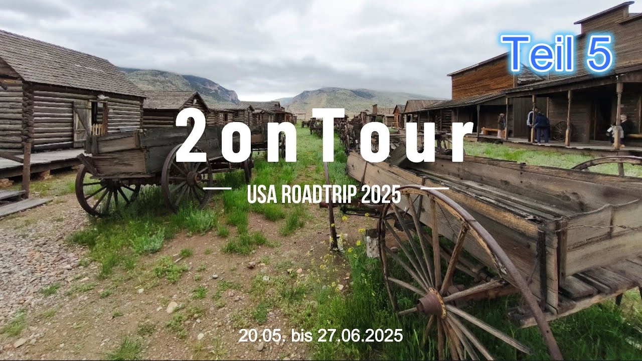 USA Roadtrip 2025 Teil 5 | Ankunft Cody, Rodeo Stampede, Buffalo Bill Dam &&& | 2onTour