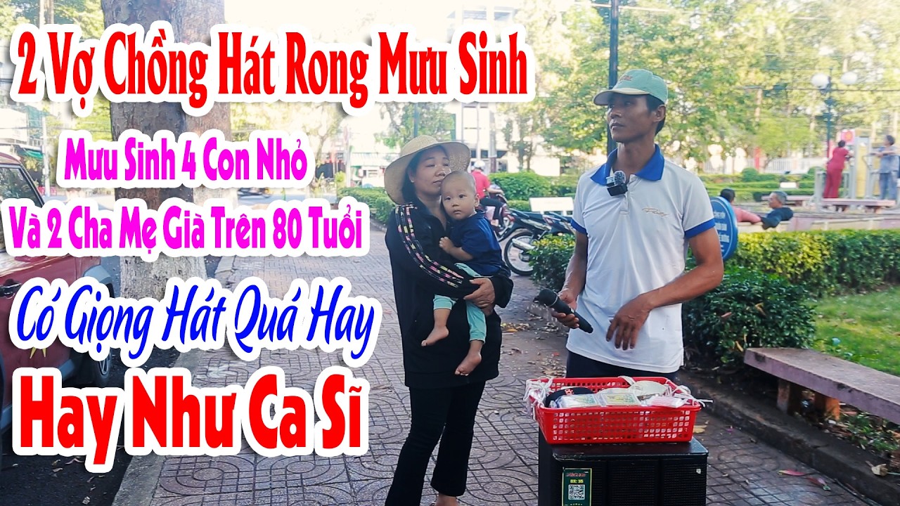 Ph&aacute;t Hiện 2 Vợ Chồng H&aacute;t Rong Nu&ocirc;i 4 Con Nhỏ C&oacute; Giọng H&aacute;t Hay Như Ca Sĩ | Chấm Dứt - Xu&acirc;n Dũng