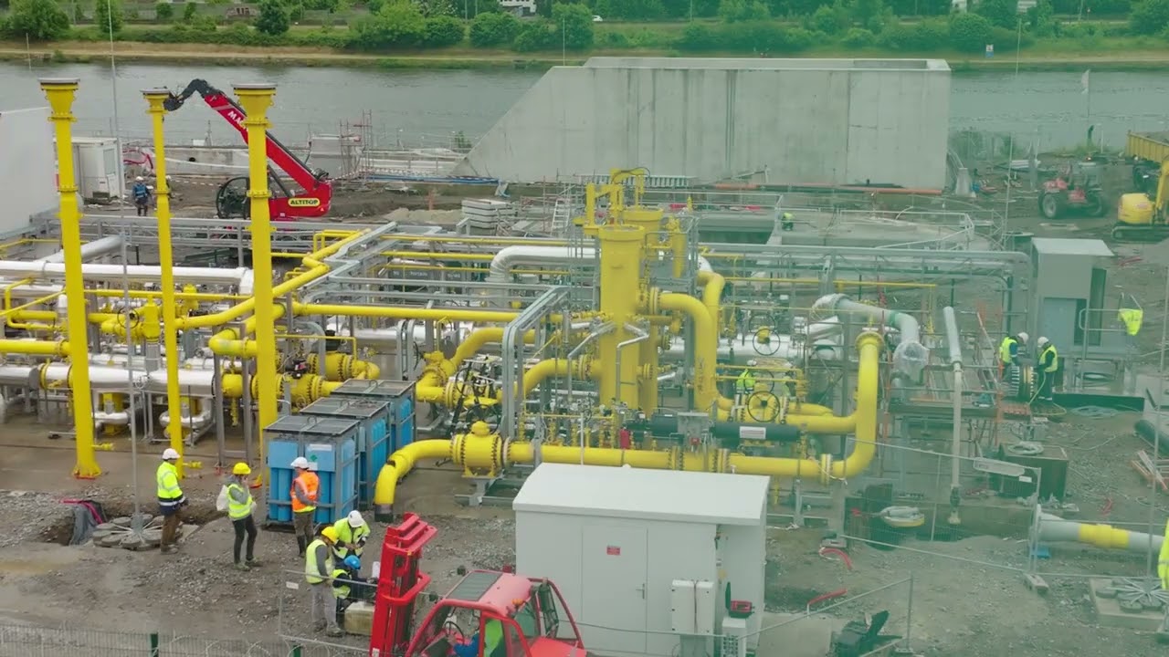 Installation d'une GRMS et d'une FCS Gazfio à Flémalle (BE)