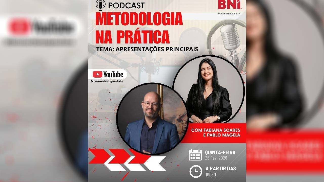 Apresentações Principais | Métodologia na Prática - BNI Nordestes Paulista