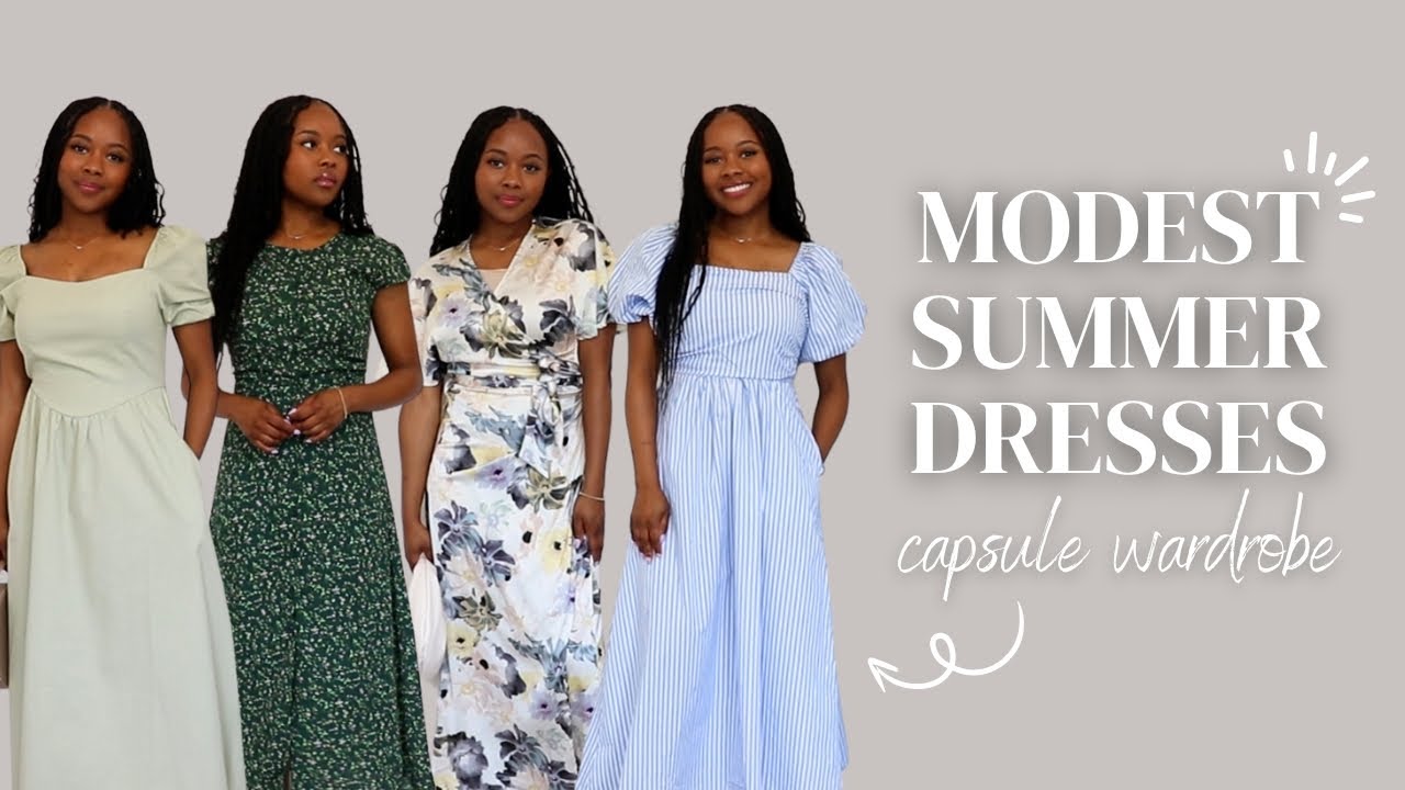 Modest SUMMER DRESSES Capsule Wardrobe ft. Rihoas
