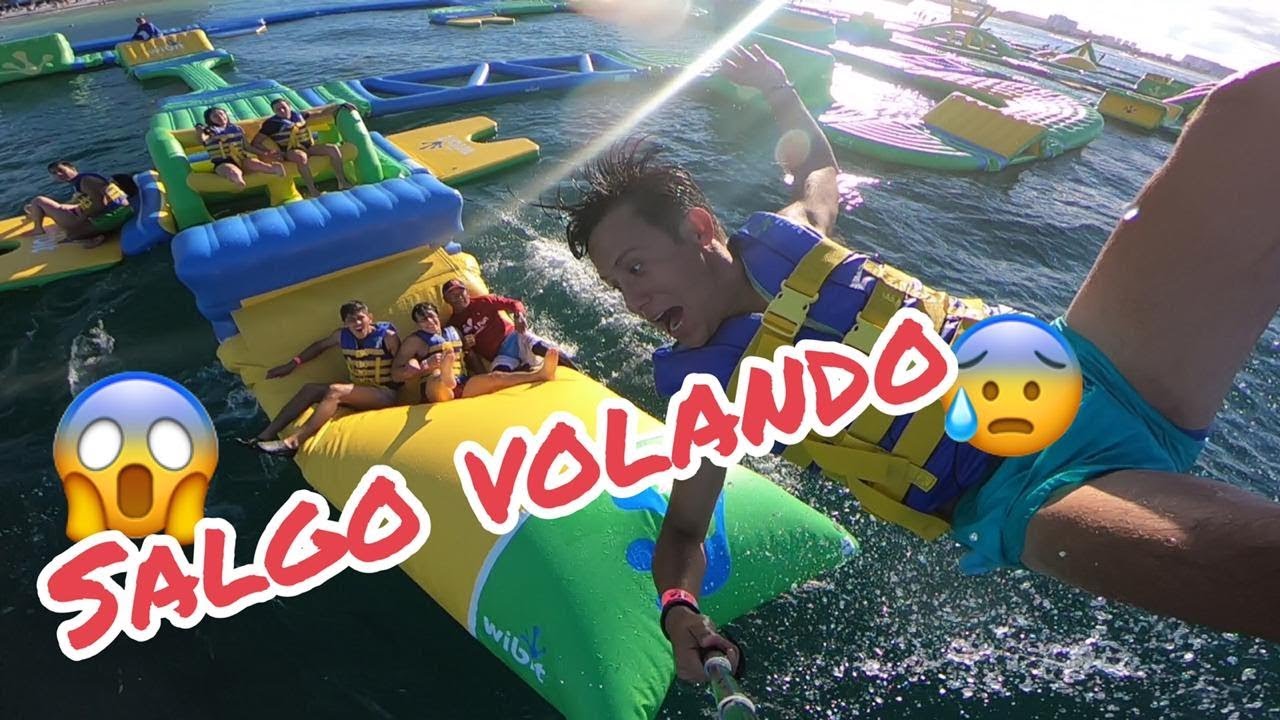 Estos inflables están sobre el mar y son los más grandes del mundo | Float Fun Cancun | Julio iero