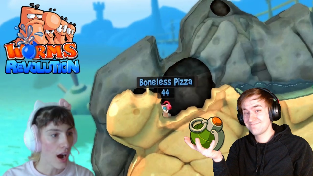 Ragebaiting My Friend (Worms Revolution w/ @caralime)