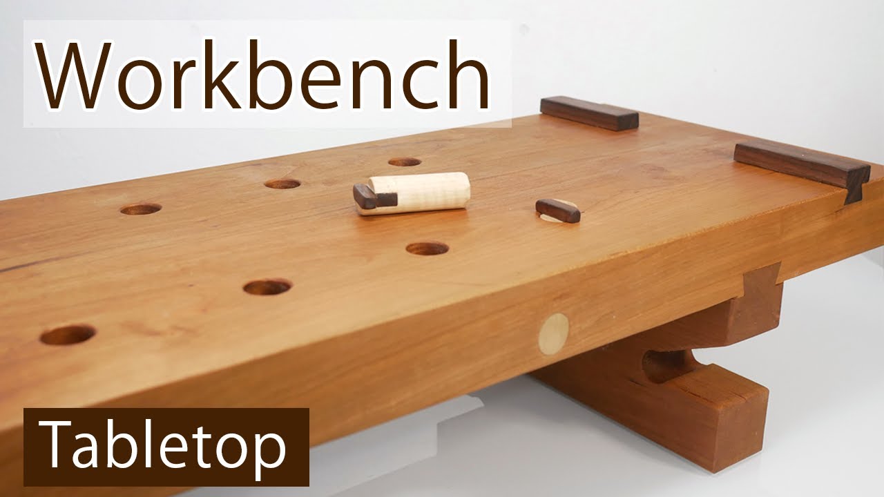 Making a Tabletop Workbench Inspired by Japanese Atedai Plane Board