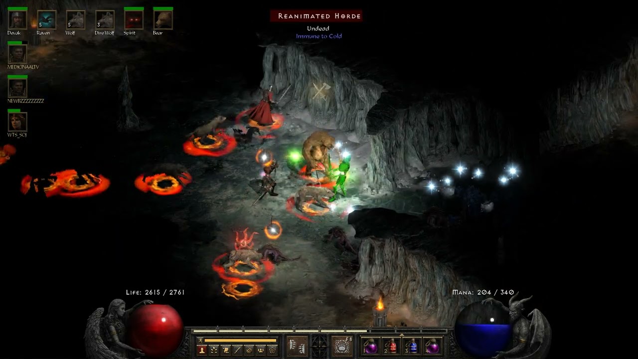 I made Act 3 fire merc work! D2r 2.4 Act 3 Iron wolf