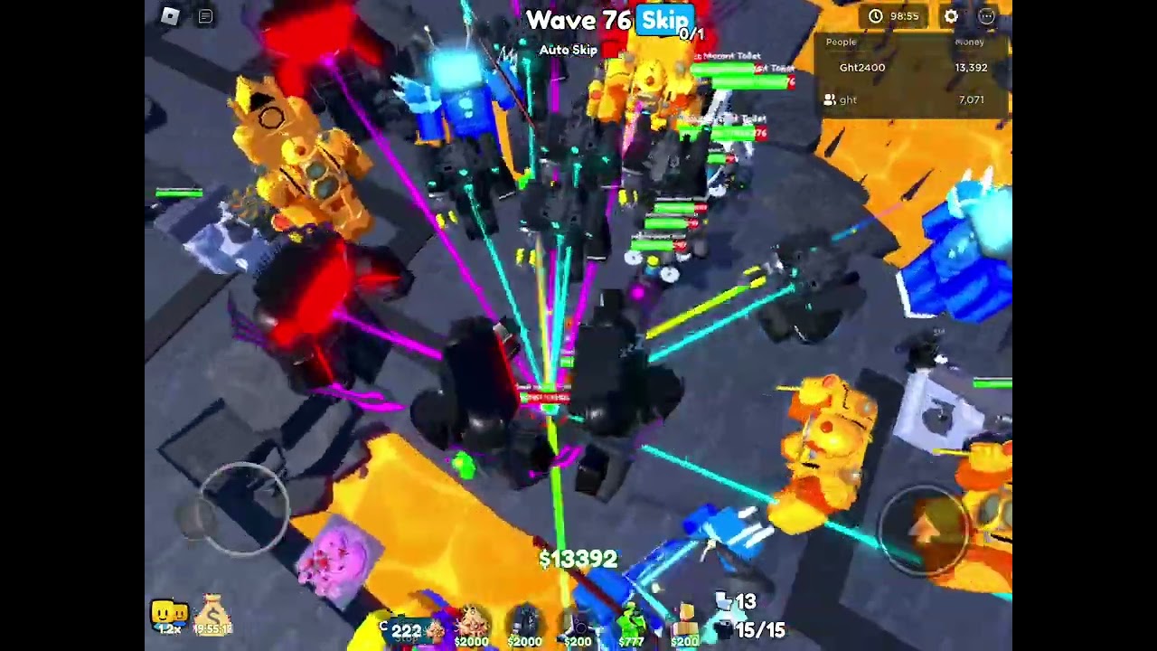 endless mode toilet tower defense