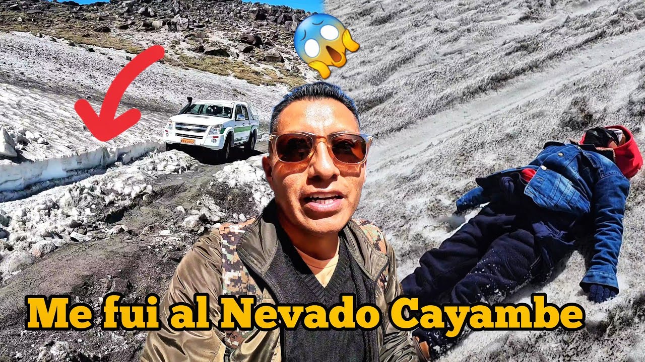 Me fui al Nevado Cayambe y NO IMAGINAN lo que me pasó