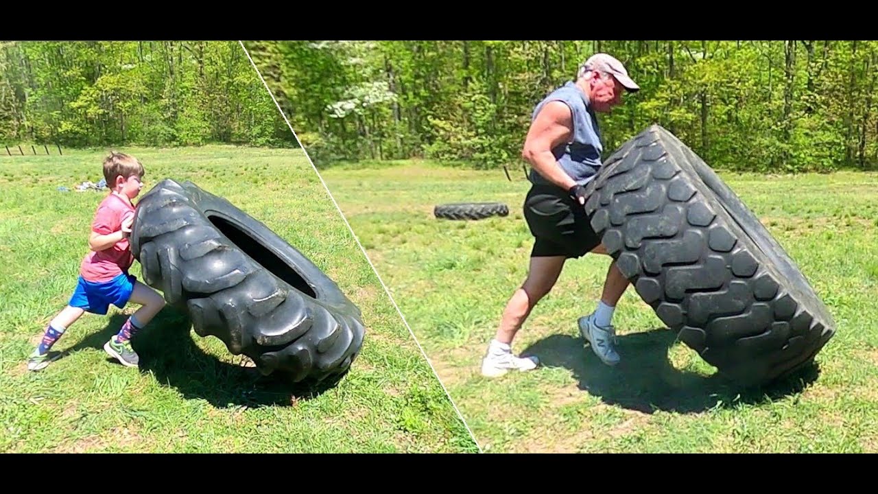 TIRE WORKOUT FOR ALL AGES (louder audio)