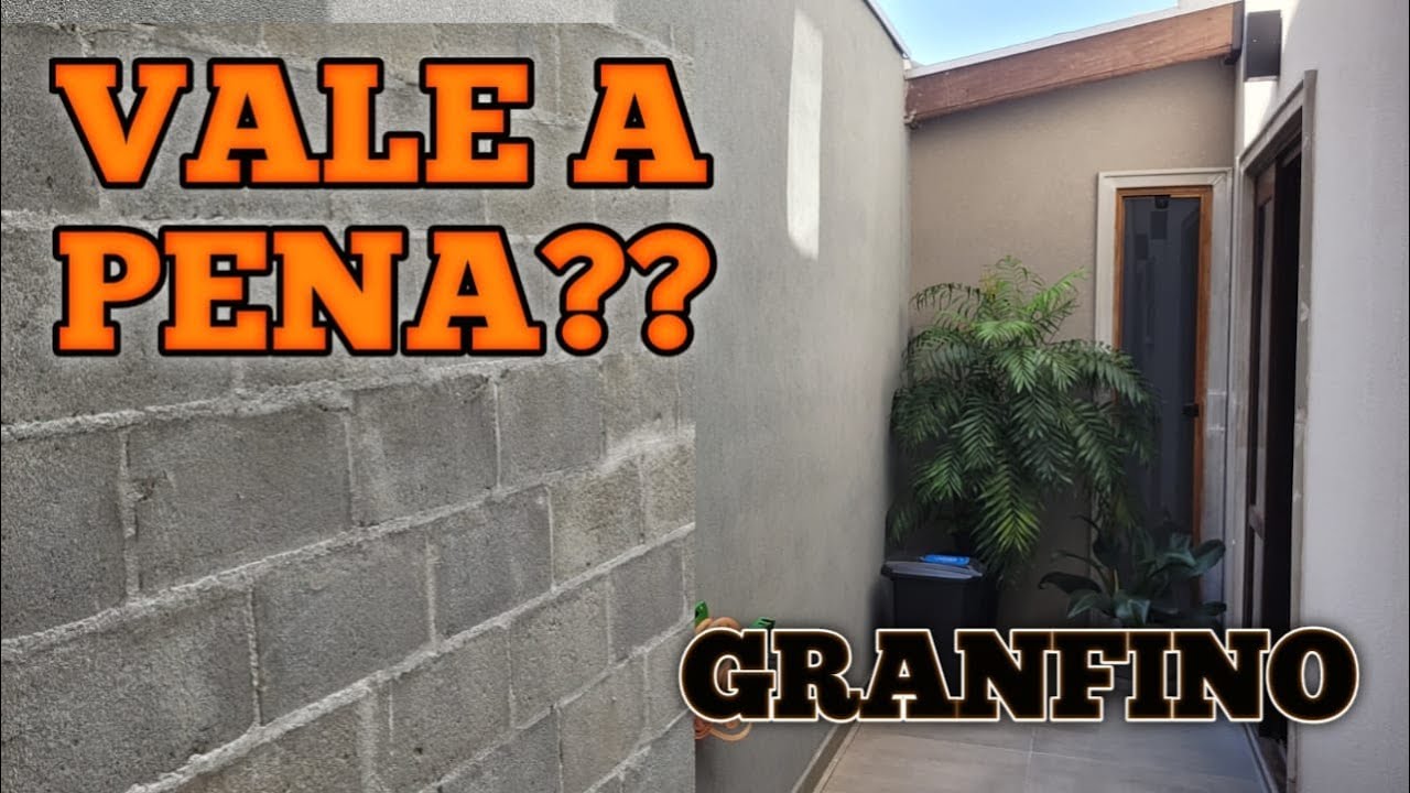 TEXTURA GRANFINO  DIRETO NO BLOCO!!! VALE A PENA?