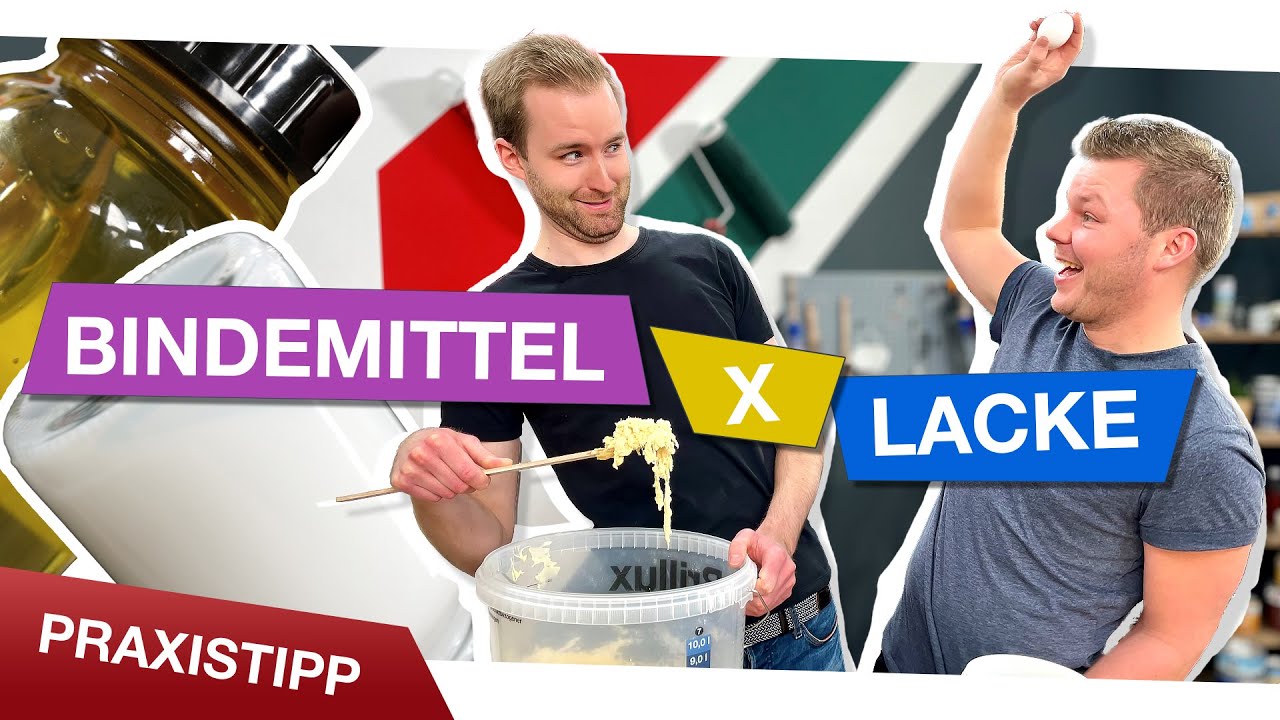 Alles was den Lack zusammenhält – Bindemittel!