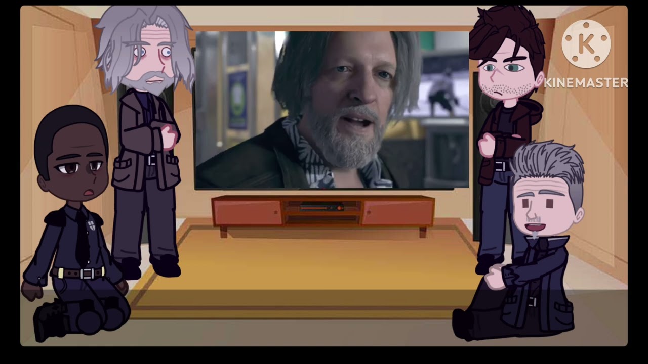 Past Detroit Police Department (DPD) react to Connor | Part 1/1 | Detroit Become Human | Gacha Club